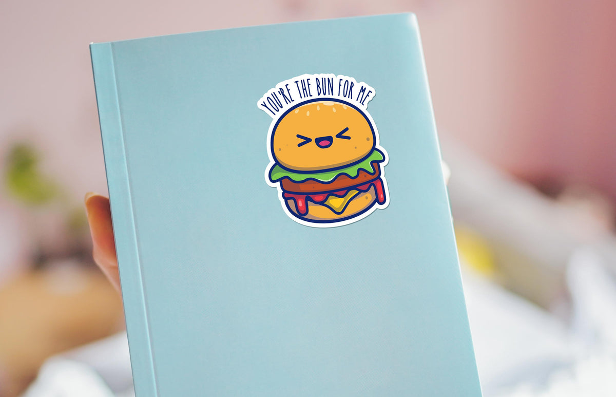You’re the Bun for Me sticker, funny pun design – view 4