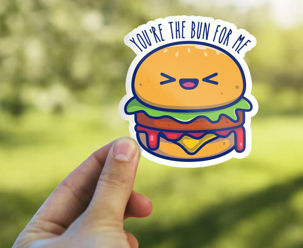 You’re the Bun for Me sticker, funny pun design – view 3