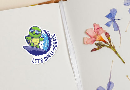 Let's Shell-ebrate sticker – view 3