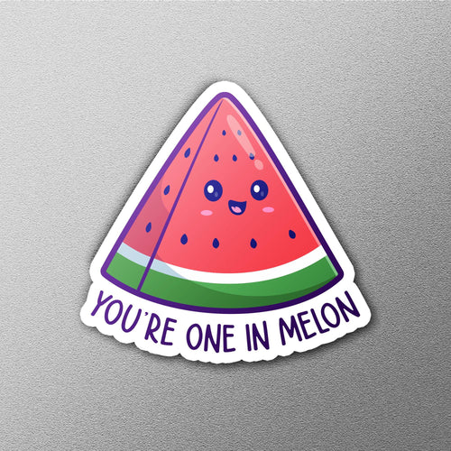 You're One in a Melon sticker, one in a million
