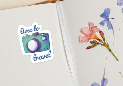 Time to Travel sticker, adventure awaits – view 3