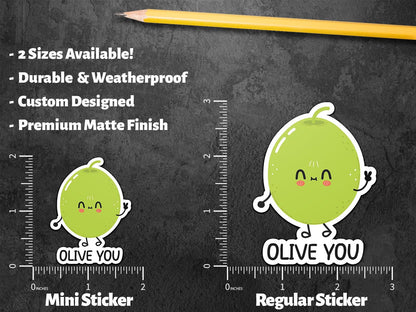 Olive You sticker, i love you – view 2