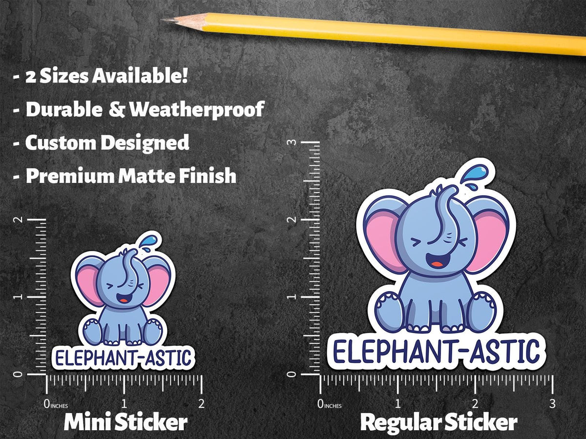 Ele-phantastic sticker – view 3
