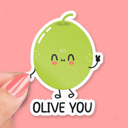 Olive You sticker, i love you