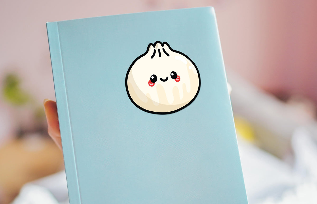 Kawaii Dumpling sticker, cute dumpling design – view 3