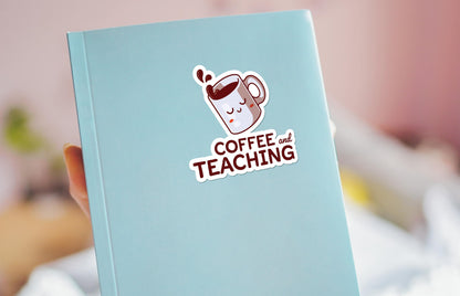 Coffee and Teaching sticker, teaching humor – view 3