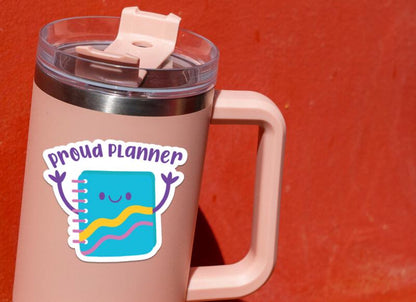 Proud Planner sticker, planning humor – view 4