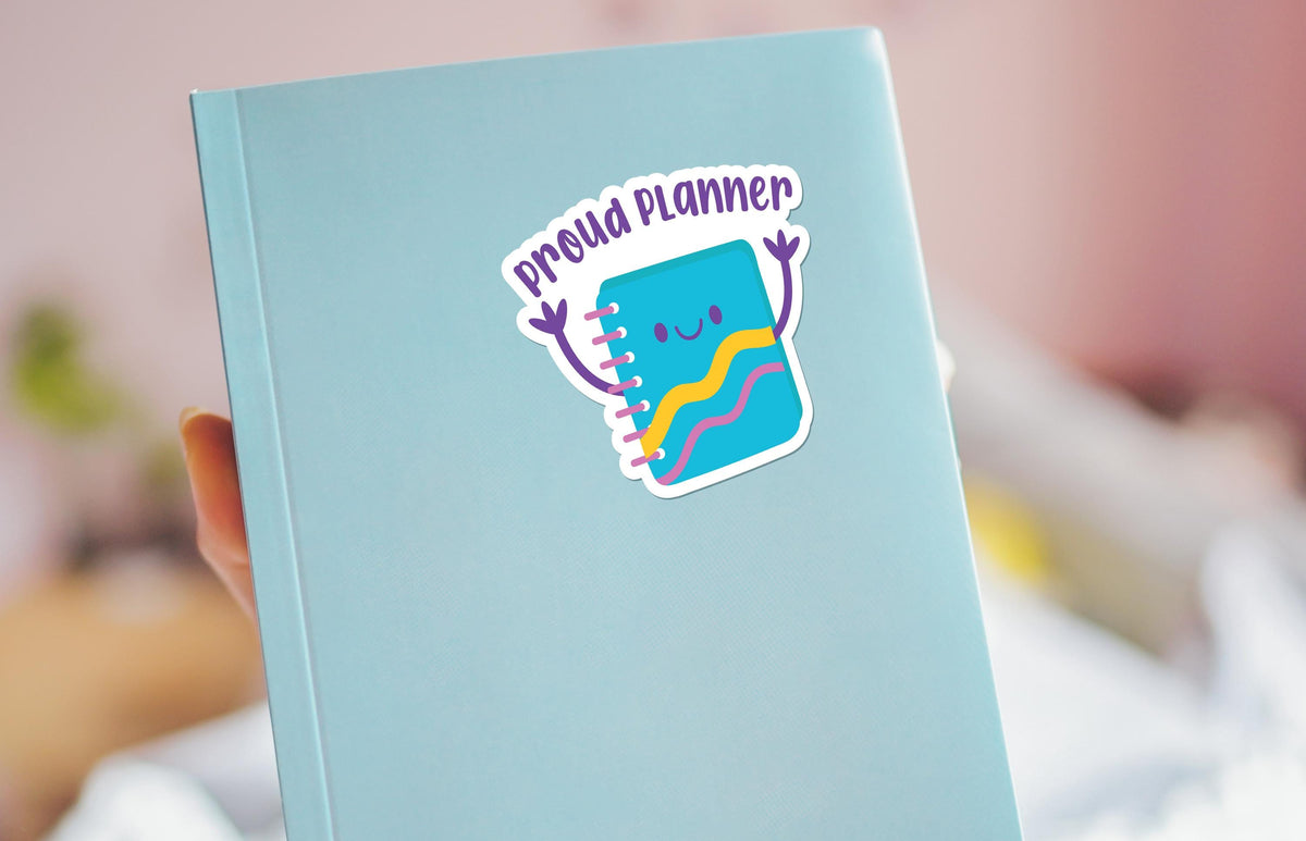 Proud Planner sticker, planning humor – view 3