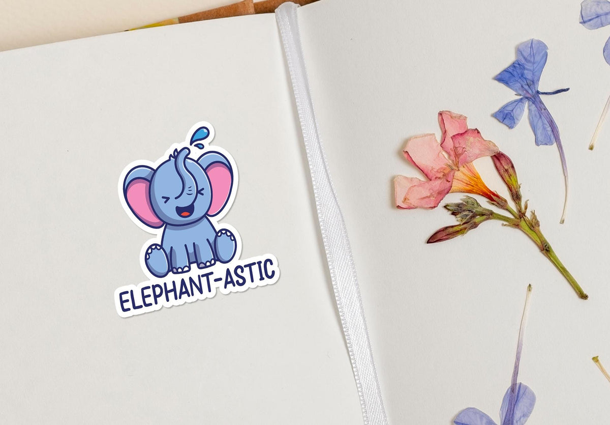 Ele-phantastic sticker – view 4