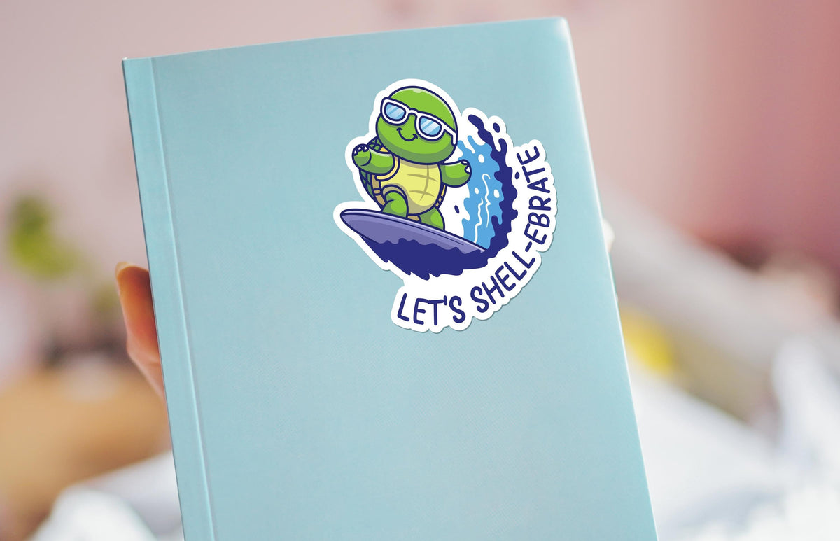 Let's Shell-ebrate sticker – view 4