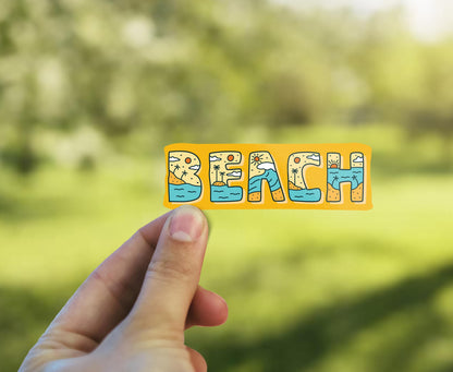 Beach window decal, nature window design – view 3