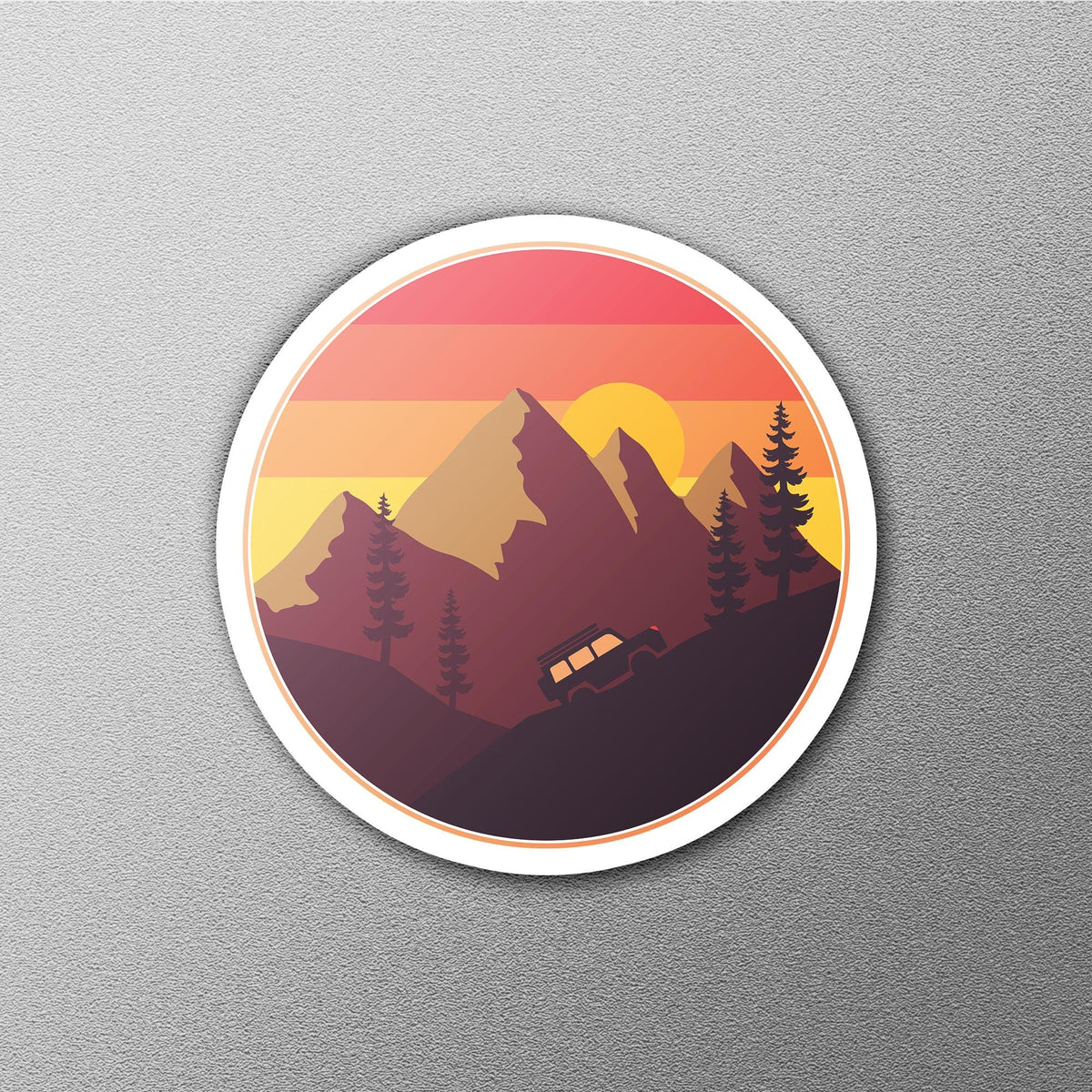 Off-Road Adventure sticker, nature exploration – view 2