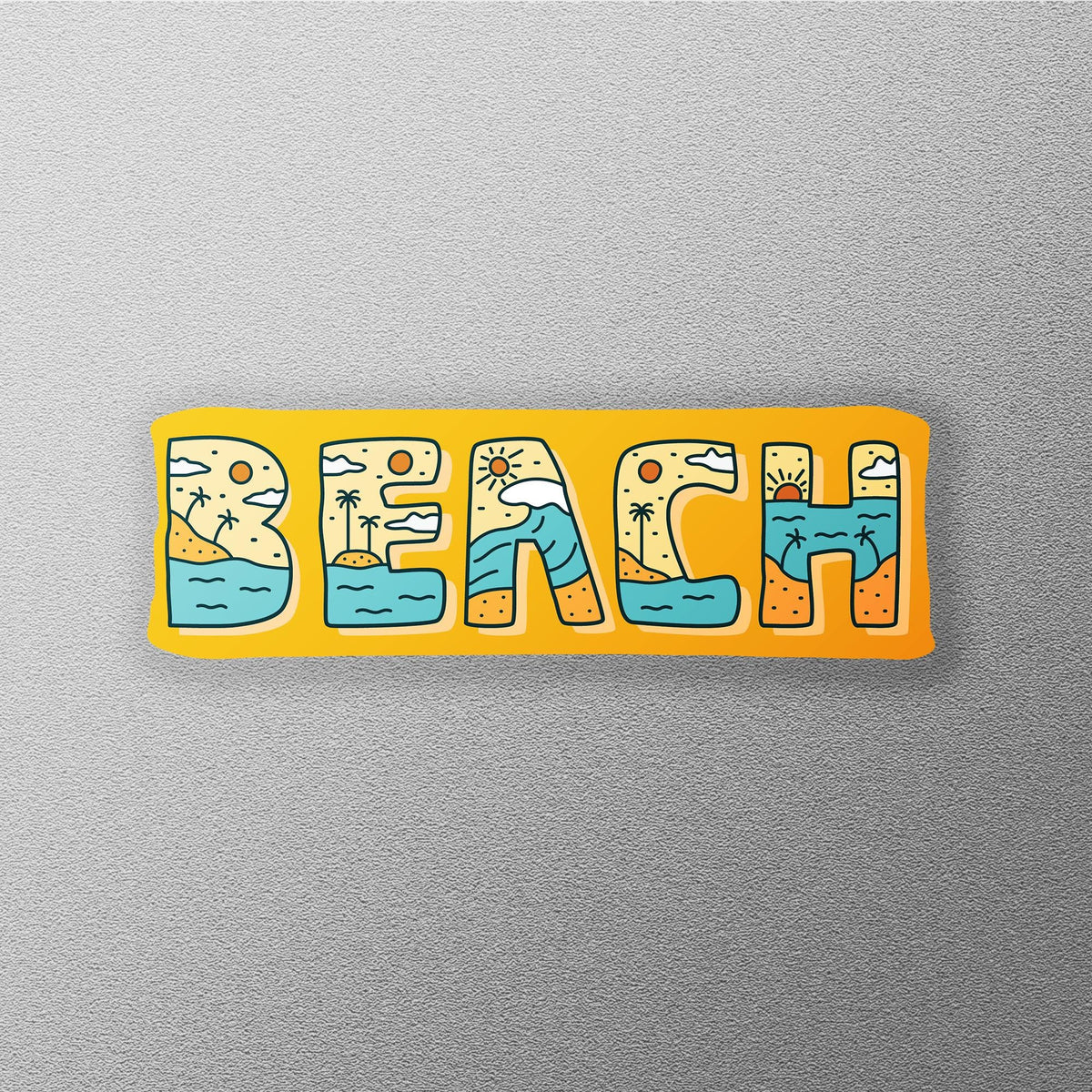 Beach window decal, nature window design