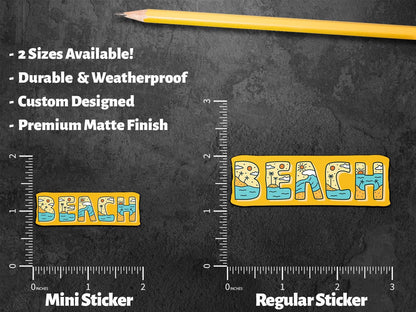 Beach window decal, nature window design – view 2