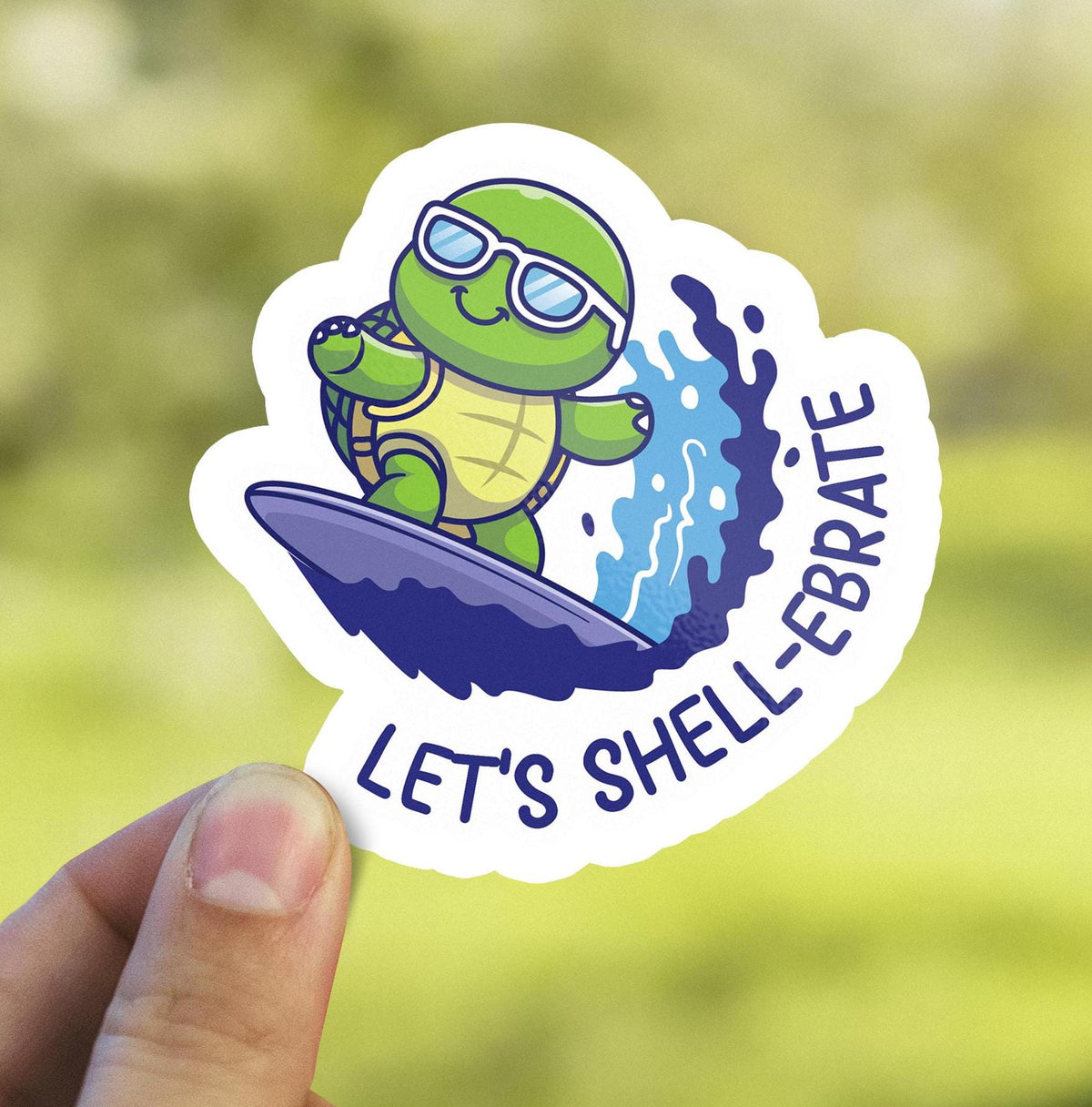 Let's Shell-ebrate sticker