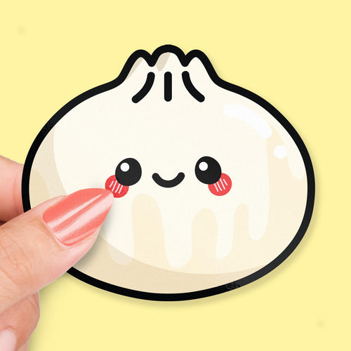 Kawaii Dumpling sticker, cute dumpling design