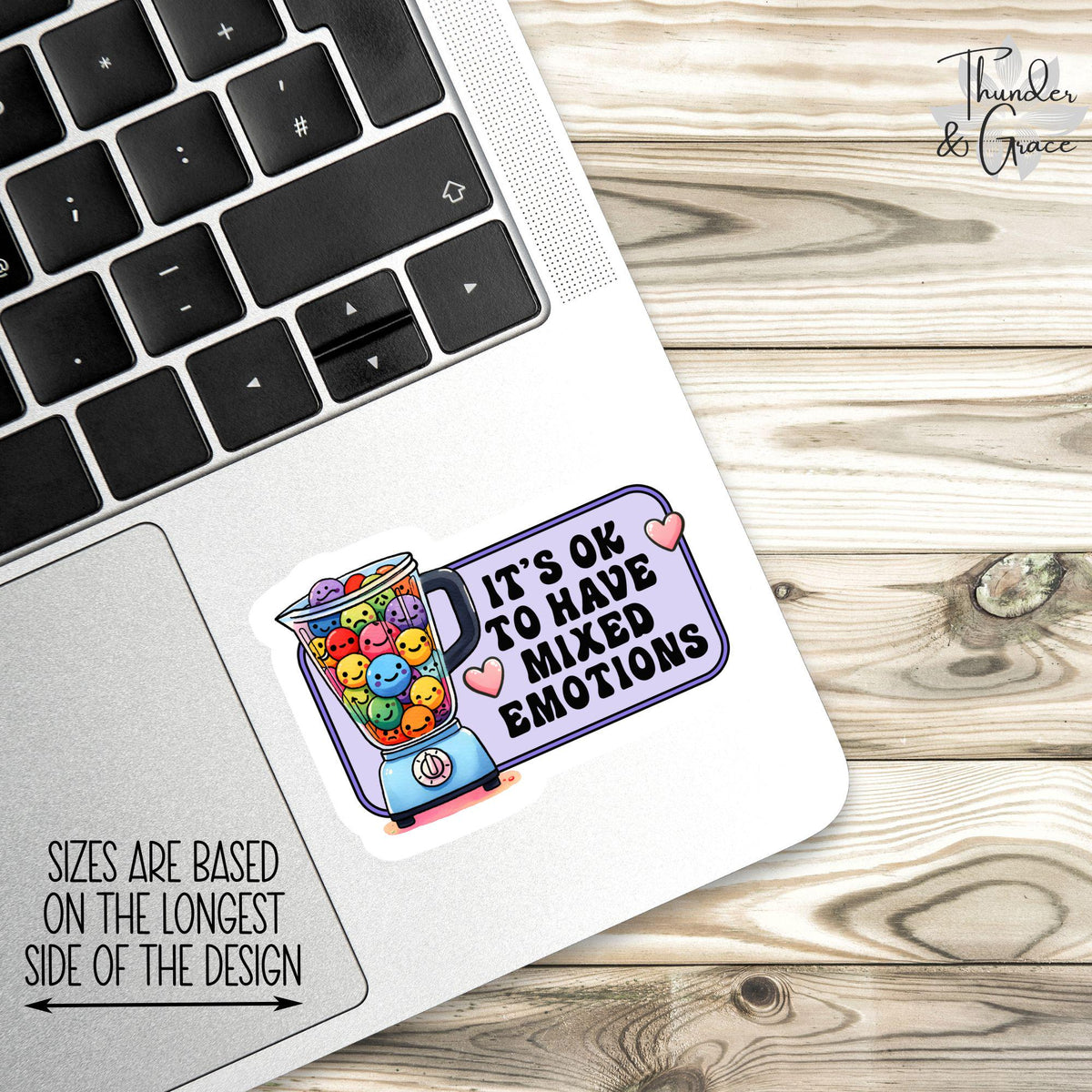 It's Okay to Have Mixed Emotions sticker, mental health – view 2