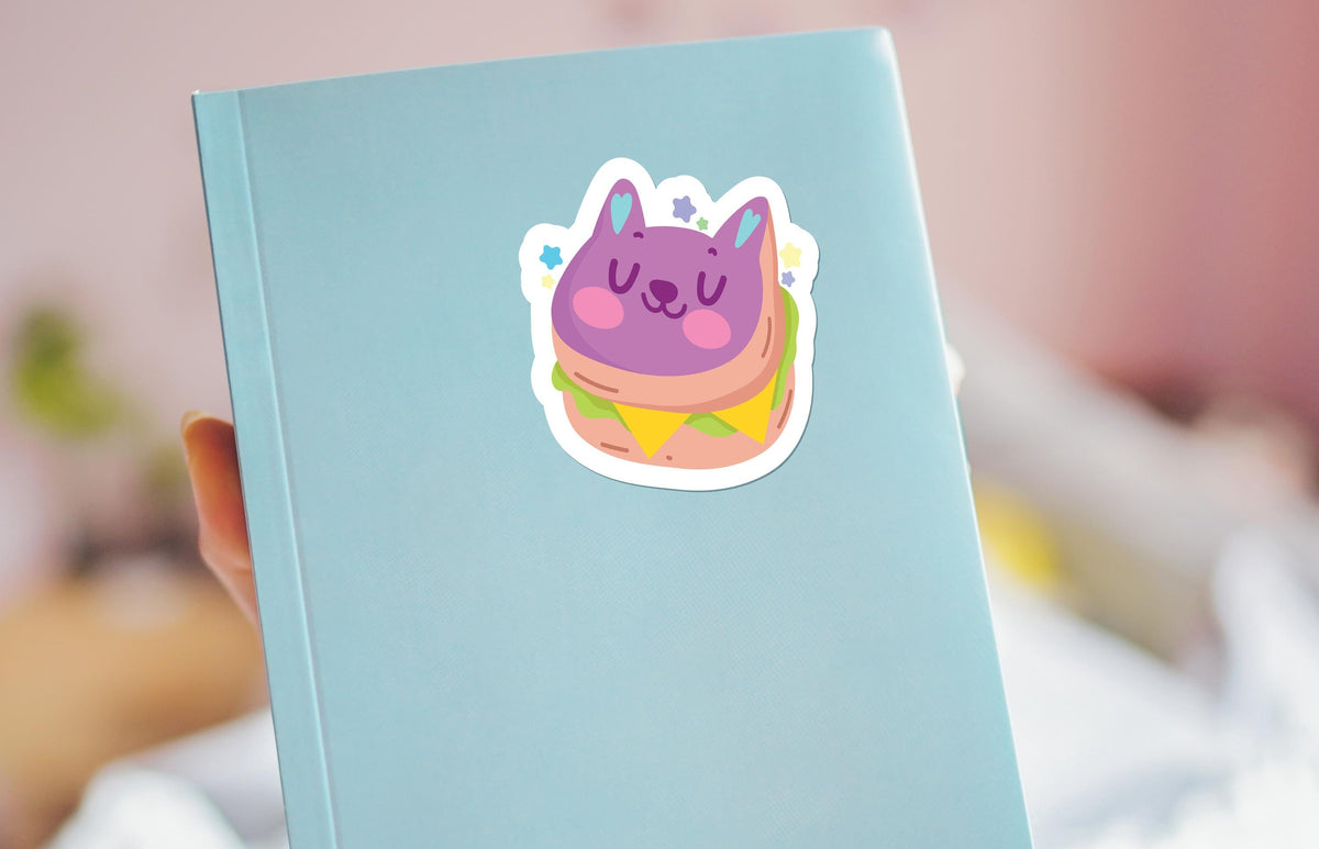 Cat Sandwich sticker, cute animal humor – view 3