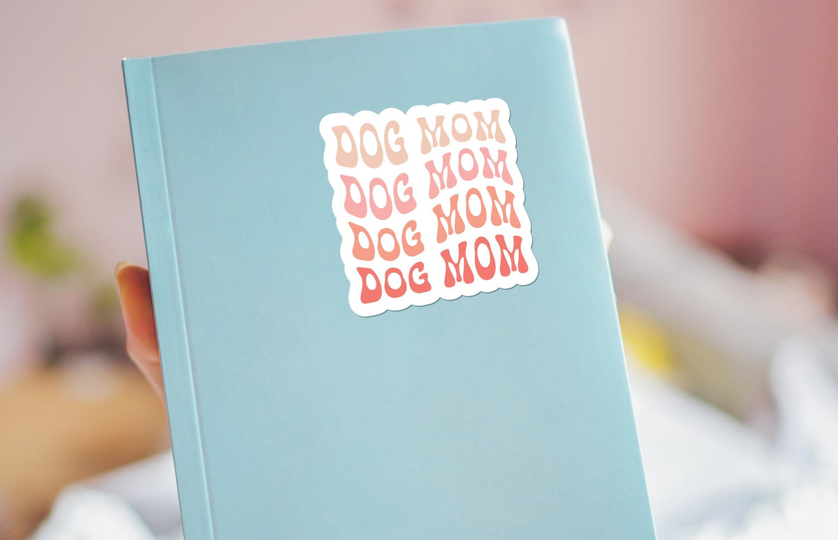 Dog Mom sticker – view 3