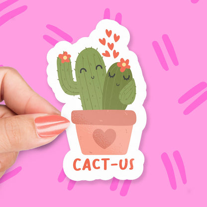 Cact-Us sticker