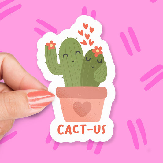 Cact-Us sticker