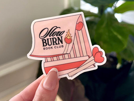 Slow Burn Book Club sticker