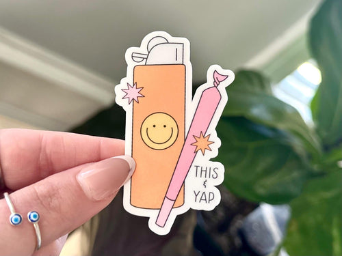 This & Yap sticker, bud lady