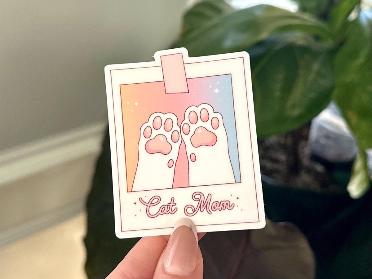 Cat Mom sticker