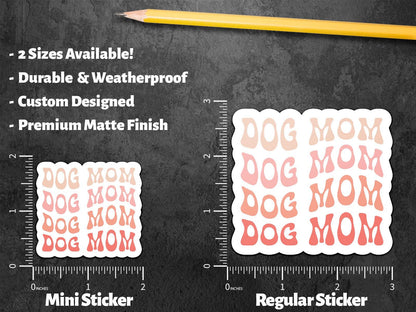 Dog Mom sticker – view 2