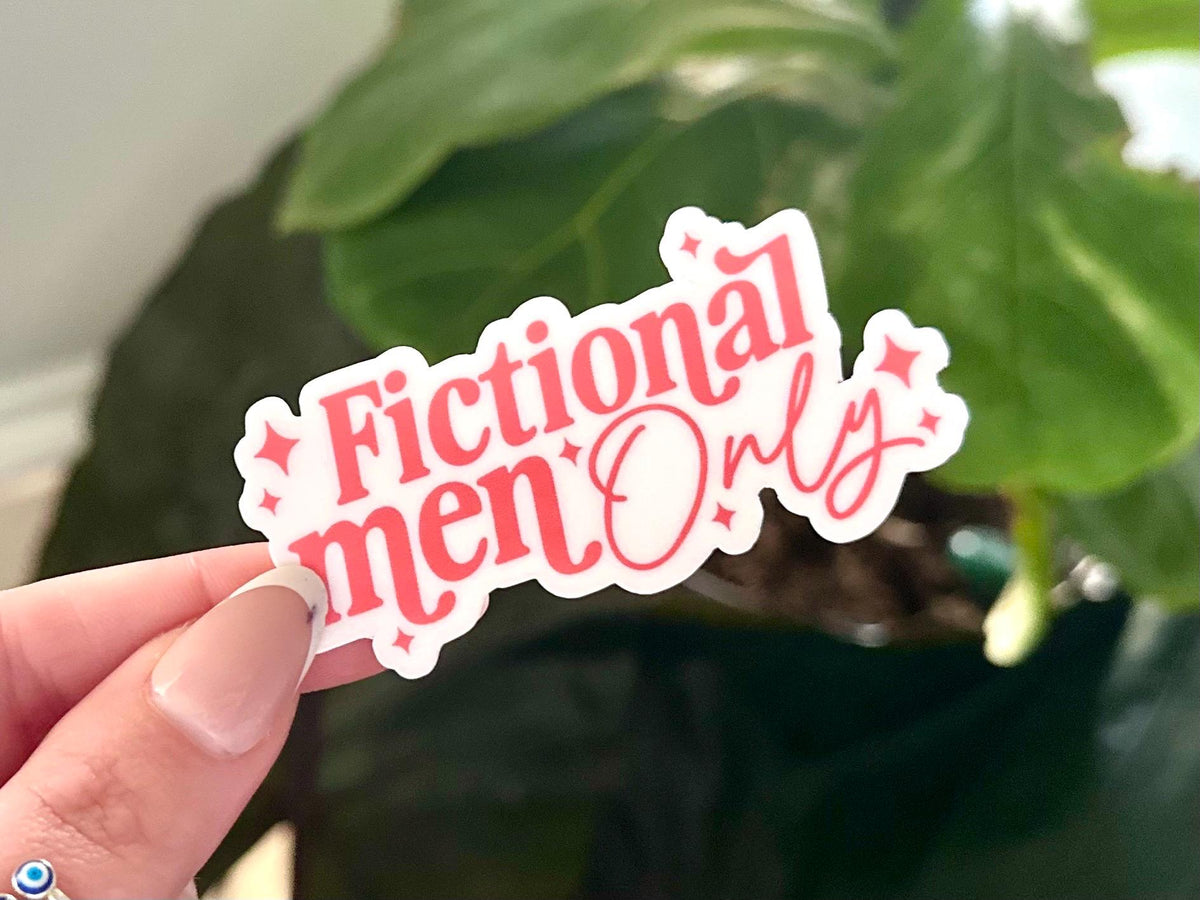 Fictional Men Only sticker