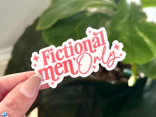 Fictional Men Only sticker