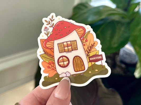 Mushroom Bookstore sticker
