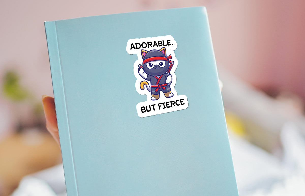 Adorable But Fierce sticker – view 3