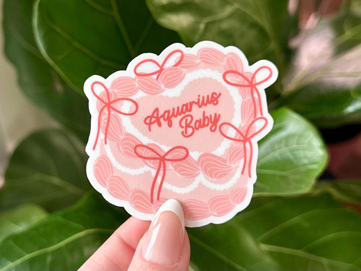 Aquarius Baby sticker