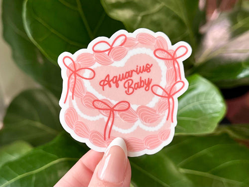 Aquarius Baby sticker