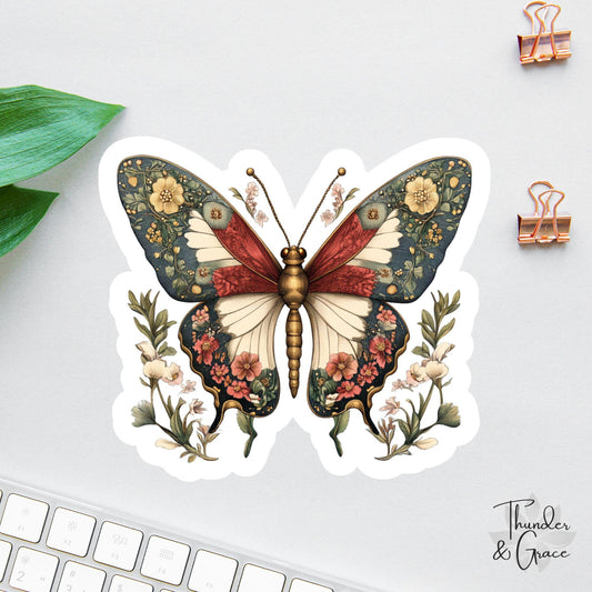 Cottagecore Butterfly sticker