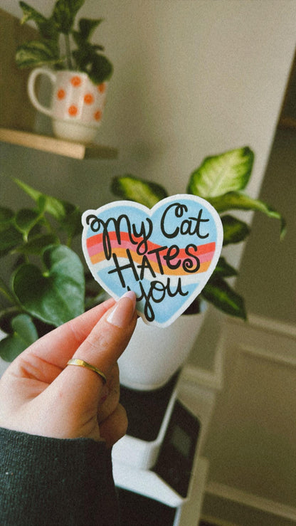 My Cat Hates You sticker – view 2
