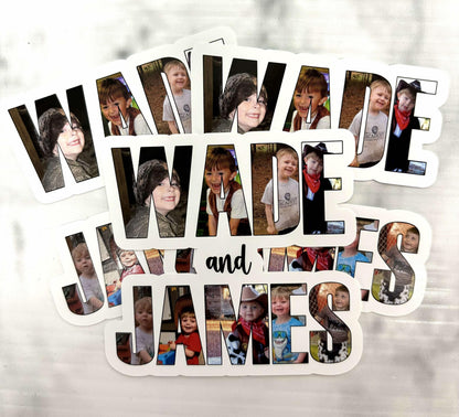 Wedding Photo vinyl decal – view 2