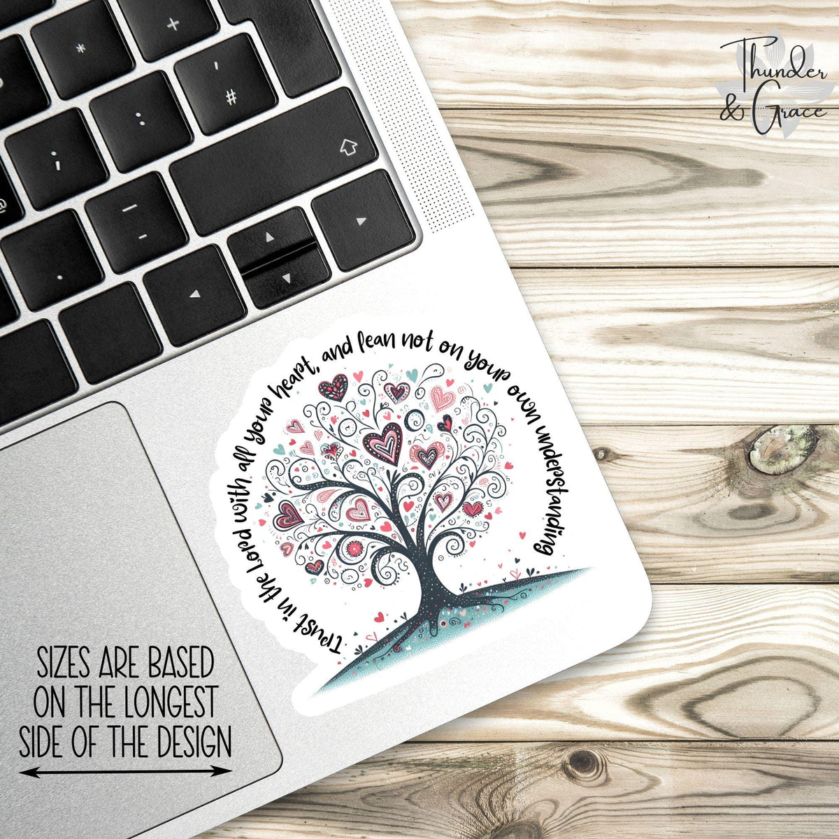 Trust in the Lord with All Your Heart sticker – view 2