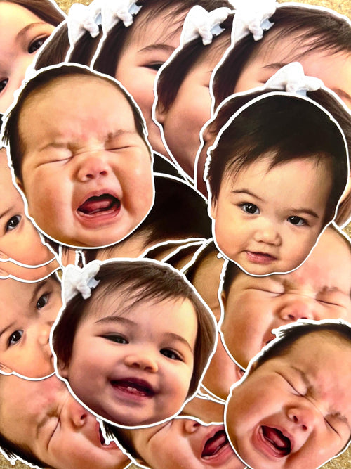 Custom Face sticker, bachelor party