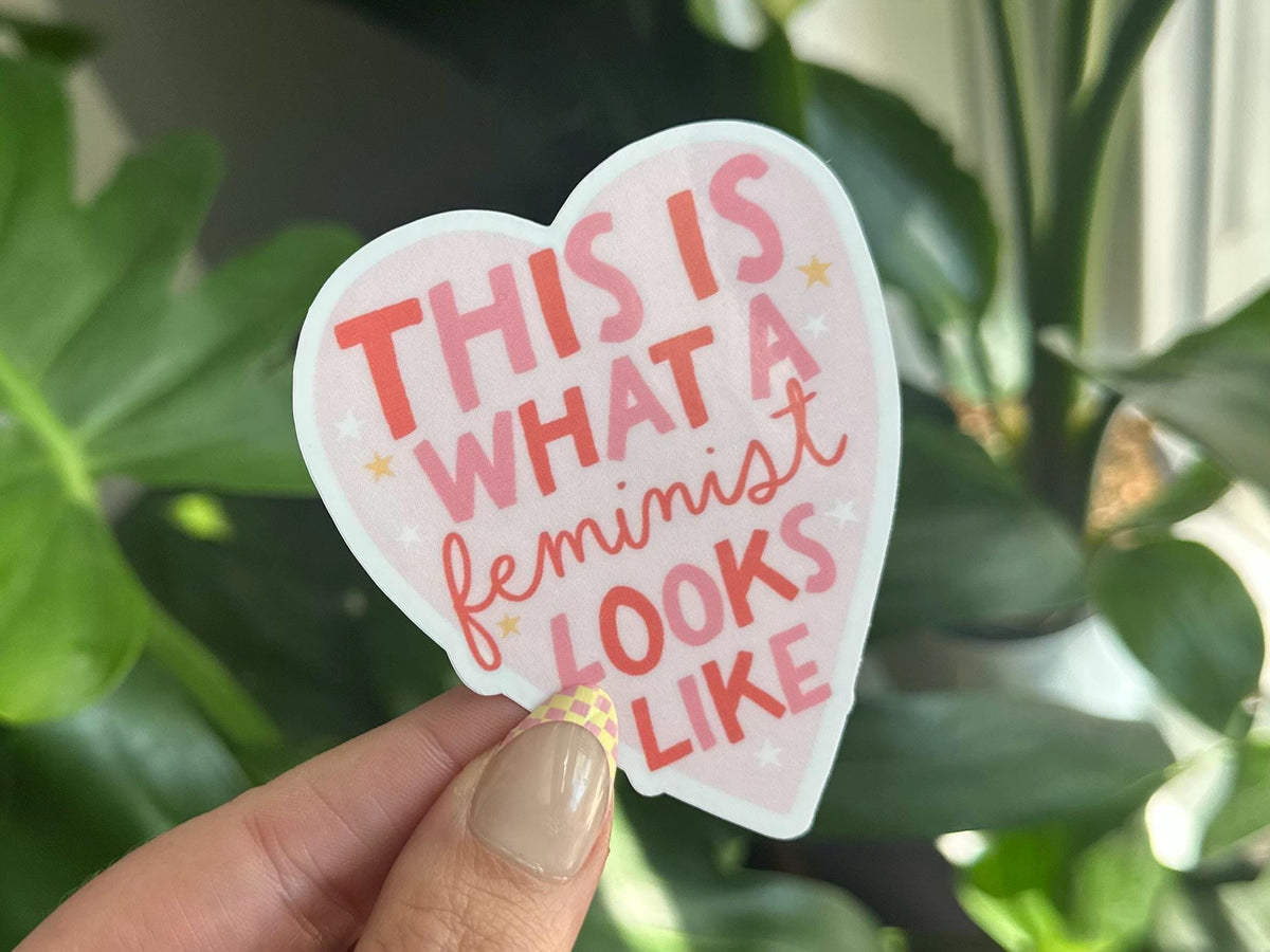 Feminist sticker