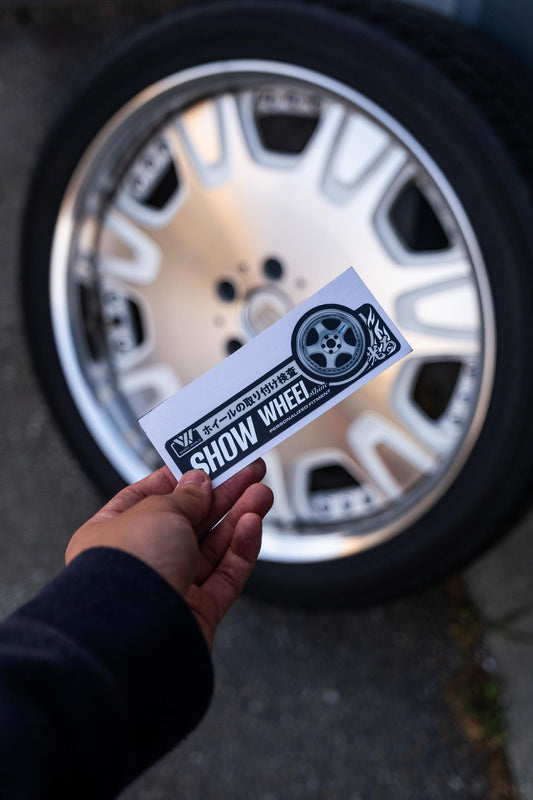 Show Wheel Chrome Sticker JDM car sticker