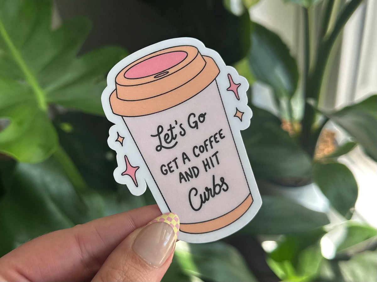 Coffee & Curbs sticker