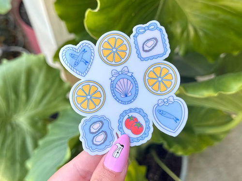 Beachy Coquette sticker