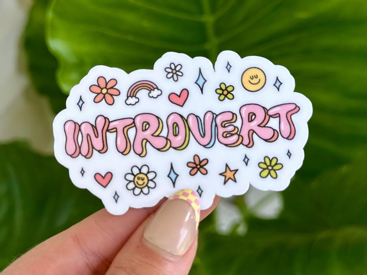 Introvert sticker