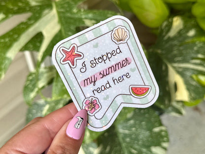 Booktok Bookmark sticker – view 2