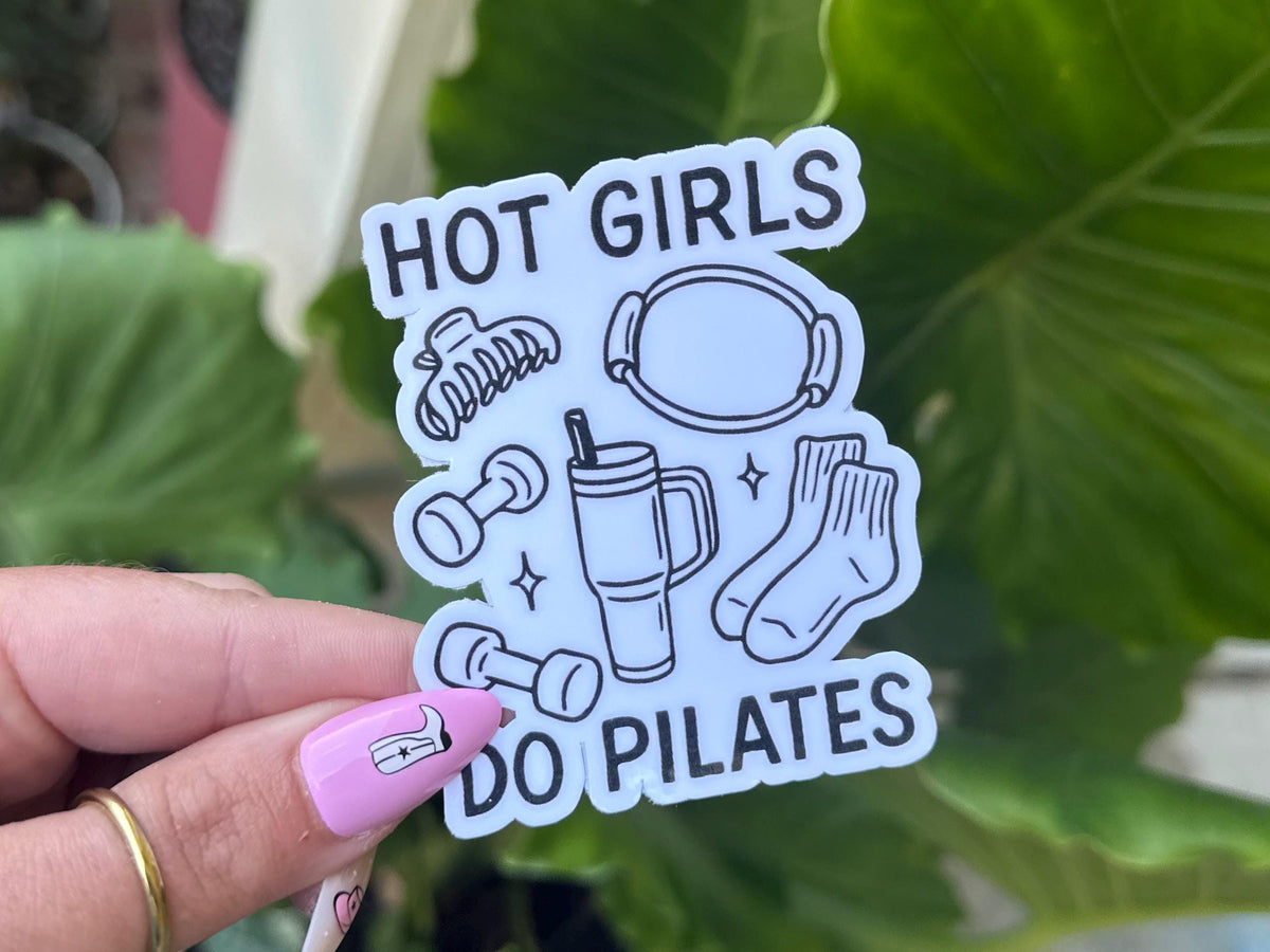 Hot Girls Do Pilates sticker