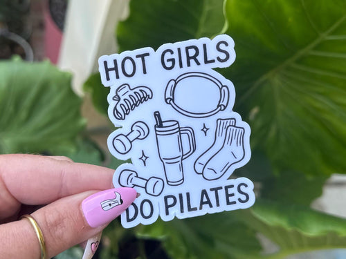 Hot Girls Do Pilates sticker