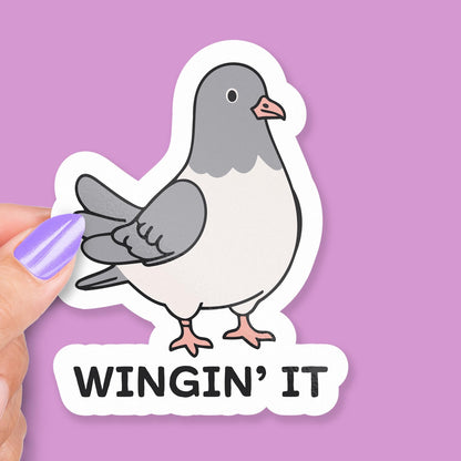 Wingin It sticker