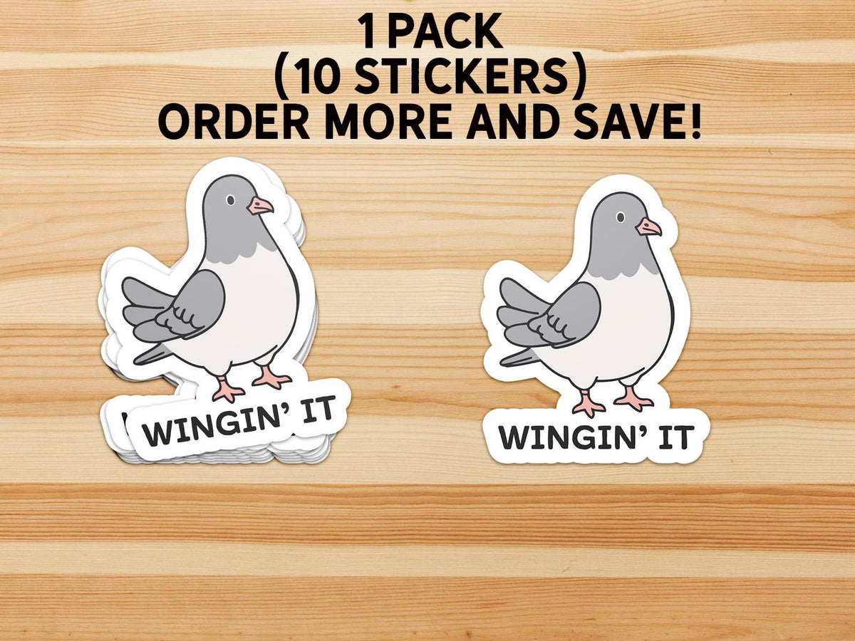 Wingin It sticker – view 4